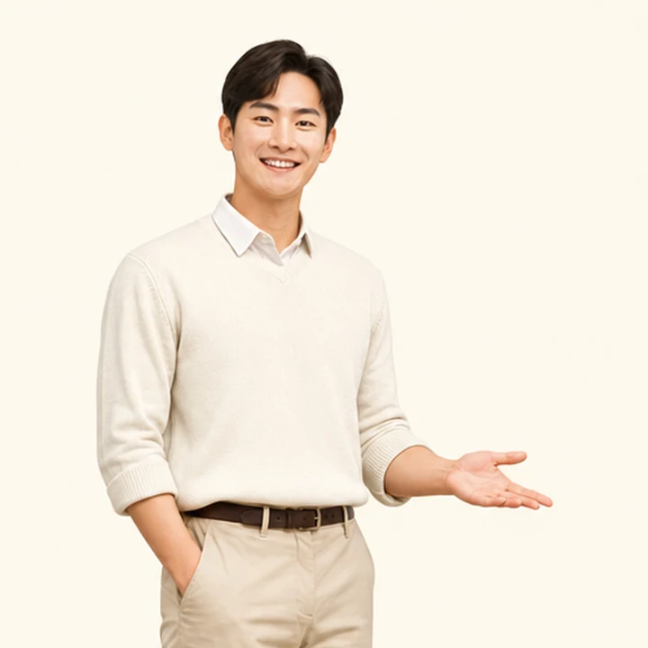 그랜저 신차 장기렌트카 상담 신청을 안내하는 담당자
